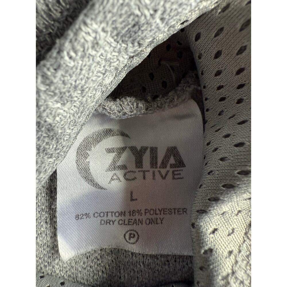 Zyia Hooded Shirt Hoodie Texture Size Large - Picture 3 of 5